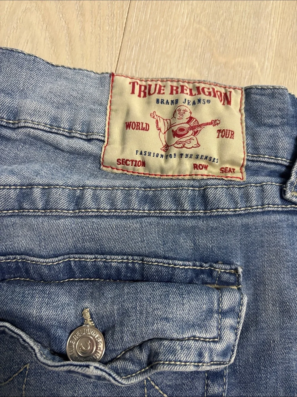 🔥BUNDLESALE Mens 36 True Religion Ricky Relaxed Straight Denim Jean Shorts